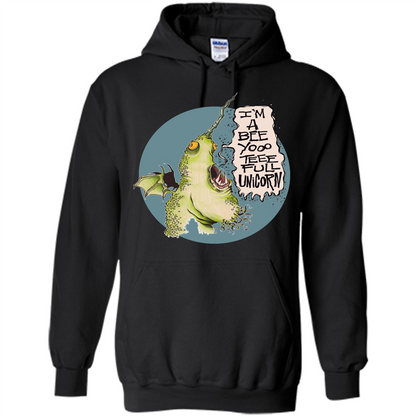 I'm A Beeyoooteeeful Unicorn T-Shirt Black