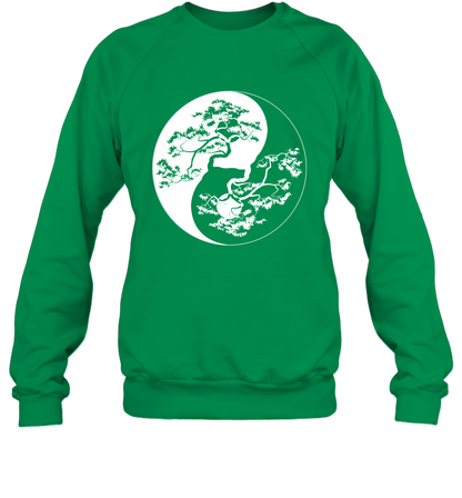 Yin Yang Tree Shirt Sweatshirt Sweatshirt Irish Green