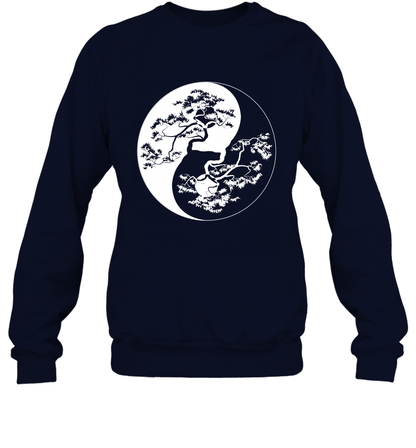 Yin Yang Tree Shirt Sweatshirt Sweatshirt Navy