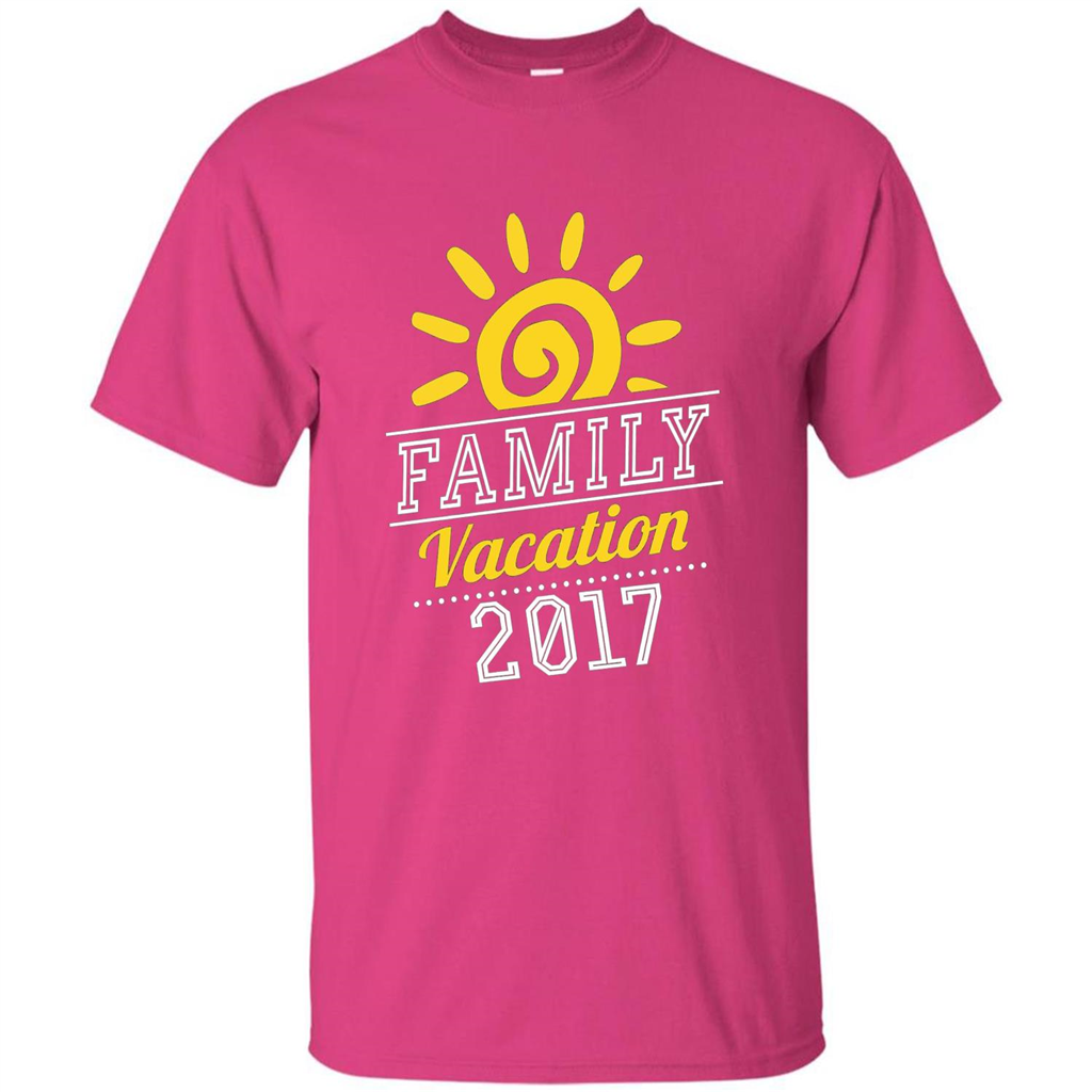 Summer T-shirt Family Vacation 2017 T-shirt Heliconia