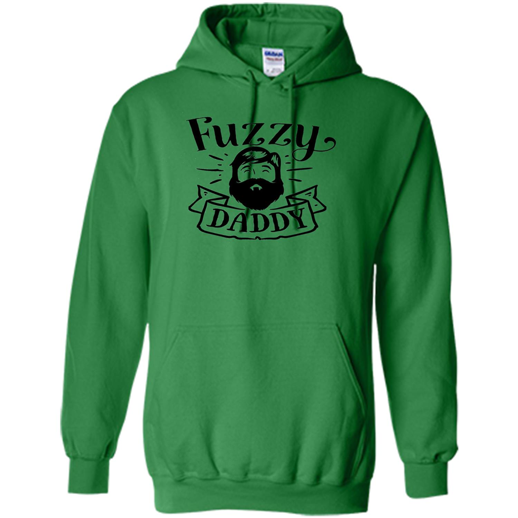 Fathers Day T-shirt Fuzzy Daddy Irish Green