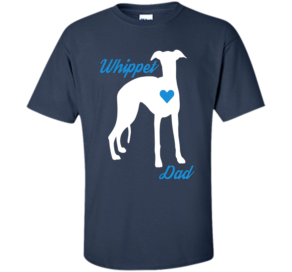 Mens Whippet Dad - Father's Day T-Shirt For Dog Lovers t-shirt Navy