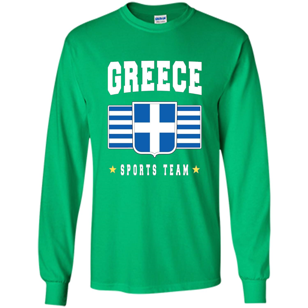 GREECE T-shirt Greek Flag T-shirt Sports Team Irish Green
