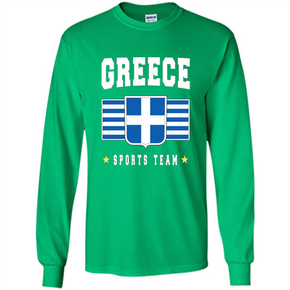GREECE T-shirt Greek Flag T-shirt Sports Team Irish Green
