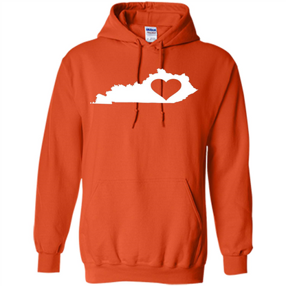 Kentucky Love T-Shirt Kentucky State T-shirt Orange