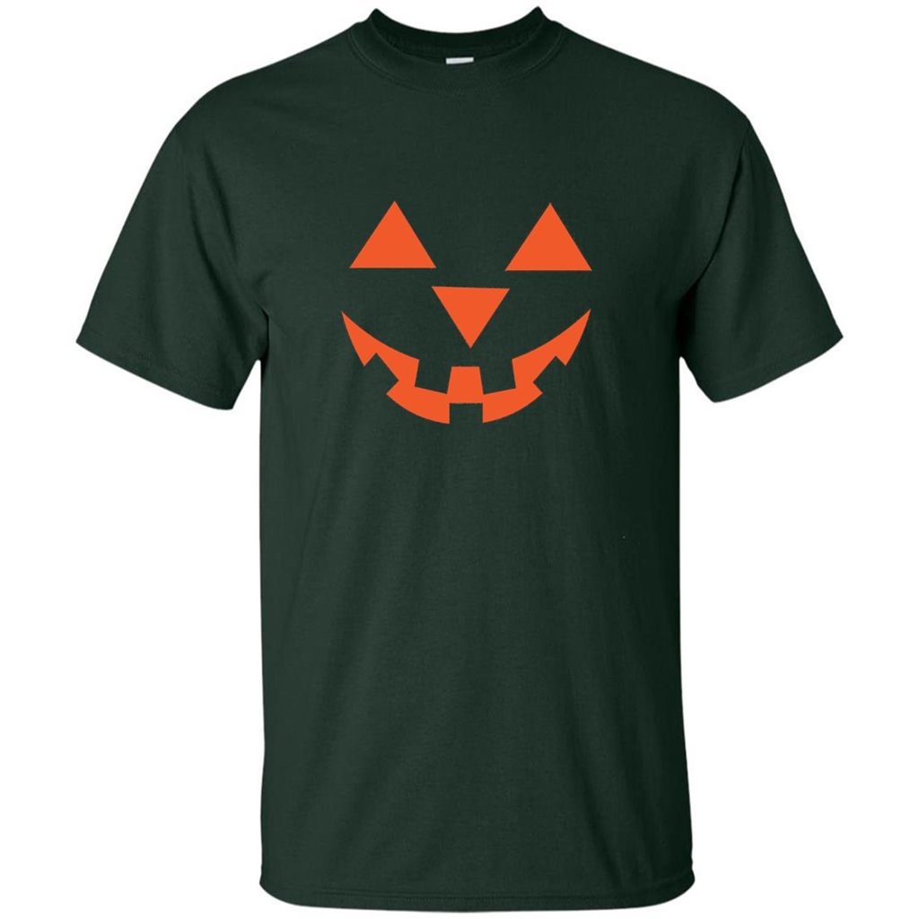 Pumpkin Head Jack O' Lantern Smiling Face Halloween T-shirt