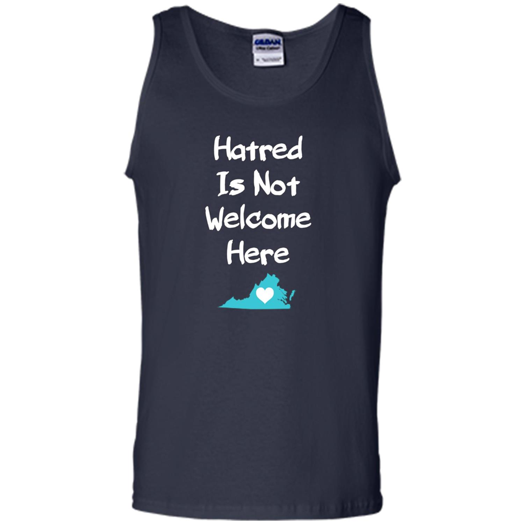 Hatred Is Not Welcome Here T-shirt Navy