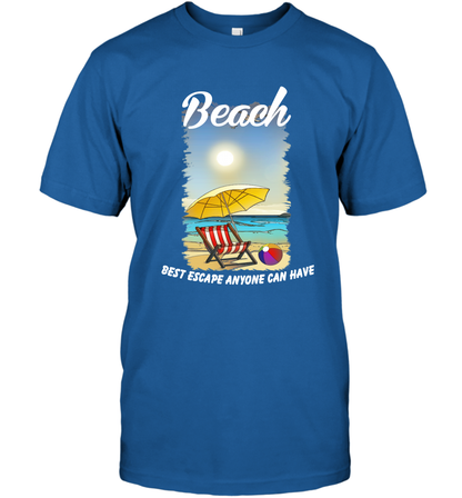 Beach Best Escape Anyone Can Have Summer Holiday Shirt T-Shirt Royal