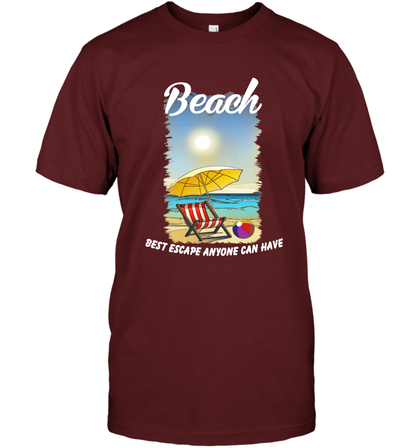 Beach Best Escape Anyone Can Have Summer Holiday Shirt T-Shirt Cardinal