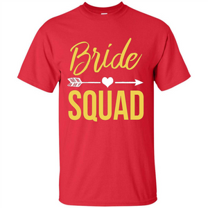 Bachelorette Party T-Shirts Bridesmaids Bride Squad T-Shirt