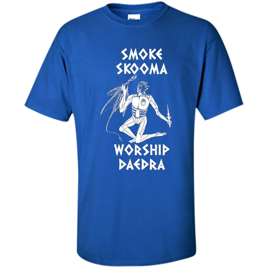 Smoke Skooma Worship Daedra T-shirt Royal