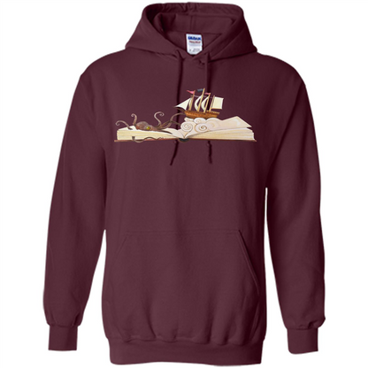 Book Reader T-shirt Love To Read Book Maroon