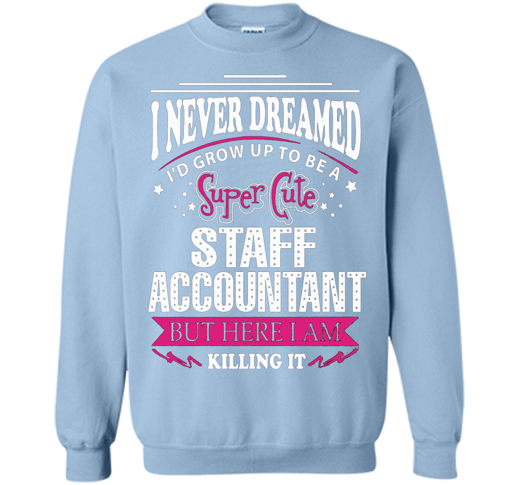 Staff Accountant T-Shirt cool shirt Light Blue