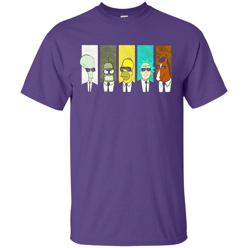 Form Into Rick And Go To The Morty T-shirt Purple
