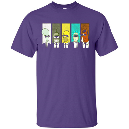 Form Into Rick And Go To The Morty T-shirt Purple