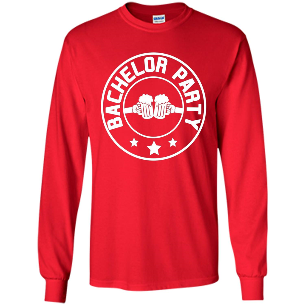 Men's Bachelor Party Cheers T-shirt Red