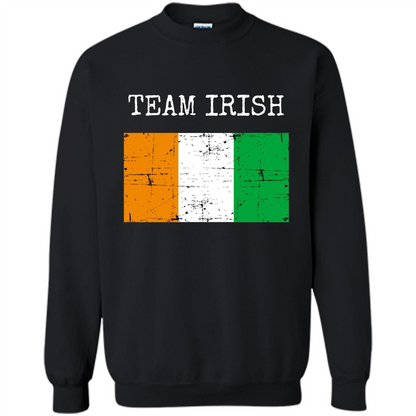 Irish Clothing Irish Flag Shirt Fighting Team T-shirt Black