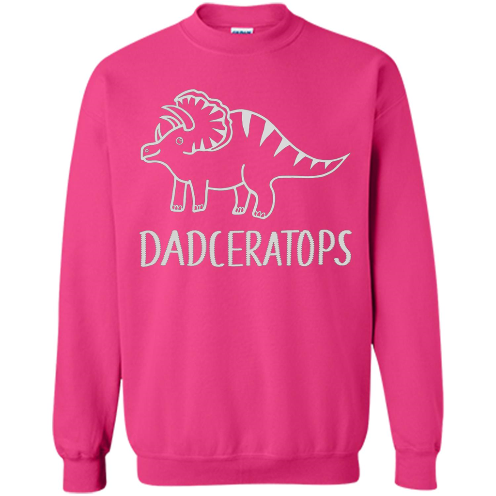 Dinosaur Family Triceratops T-shirt Heliconia