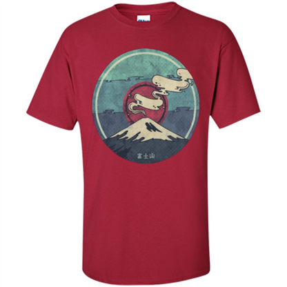 Mount Fuji T-shirt Cardinal