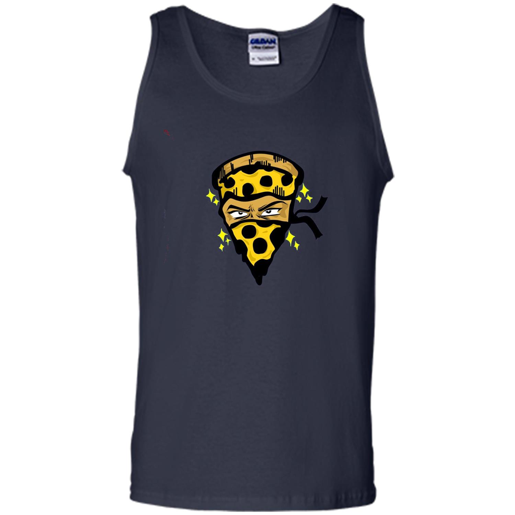 Pizza Warrior Funny Foodie Food Lover T-shirt Navy