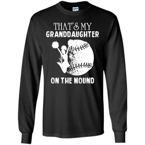 Baseball T-shirt That’s My Granddaughter On The Mound