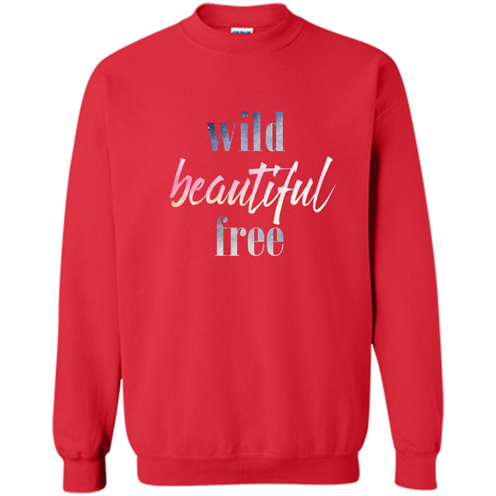 Wild Beautiful Free T-shirt Red