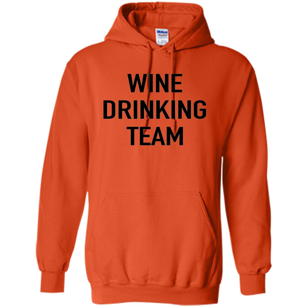 Drinking T-shirt Wine Drinking Team Orange