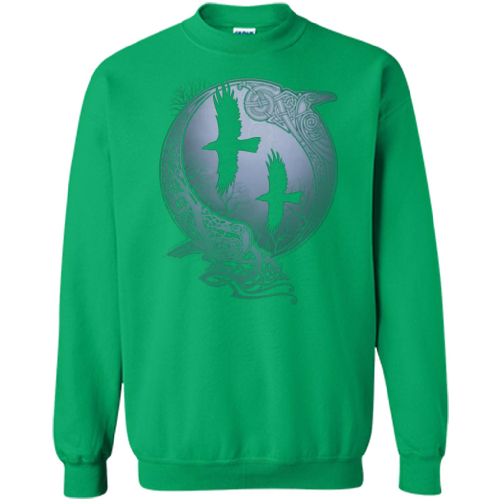 Odin's Revens T-shirt Irish Green