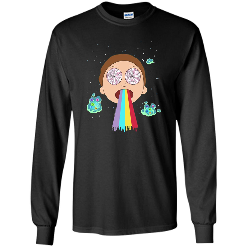 Cartoon Lovers T-shirt Space Morty Black
