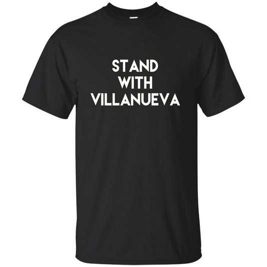 Football T-shirt Stand With Villanueva Black