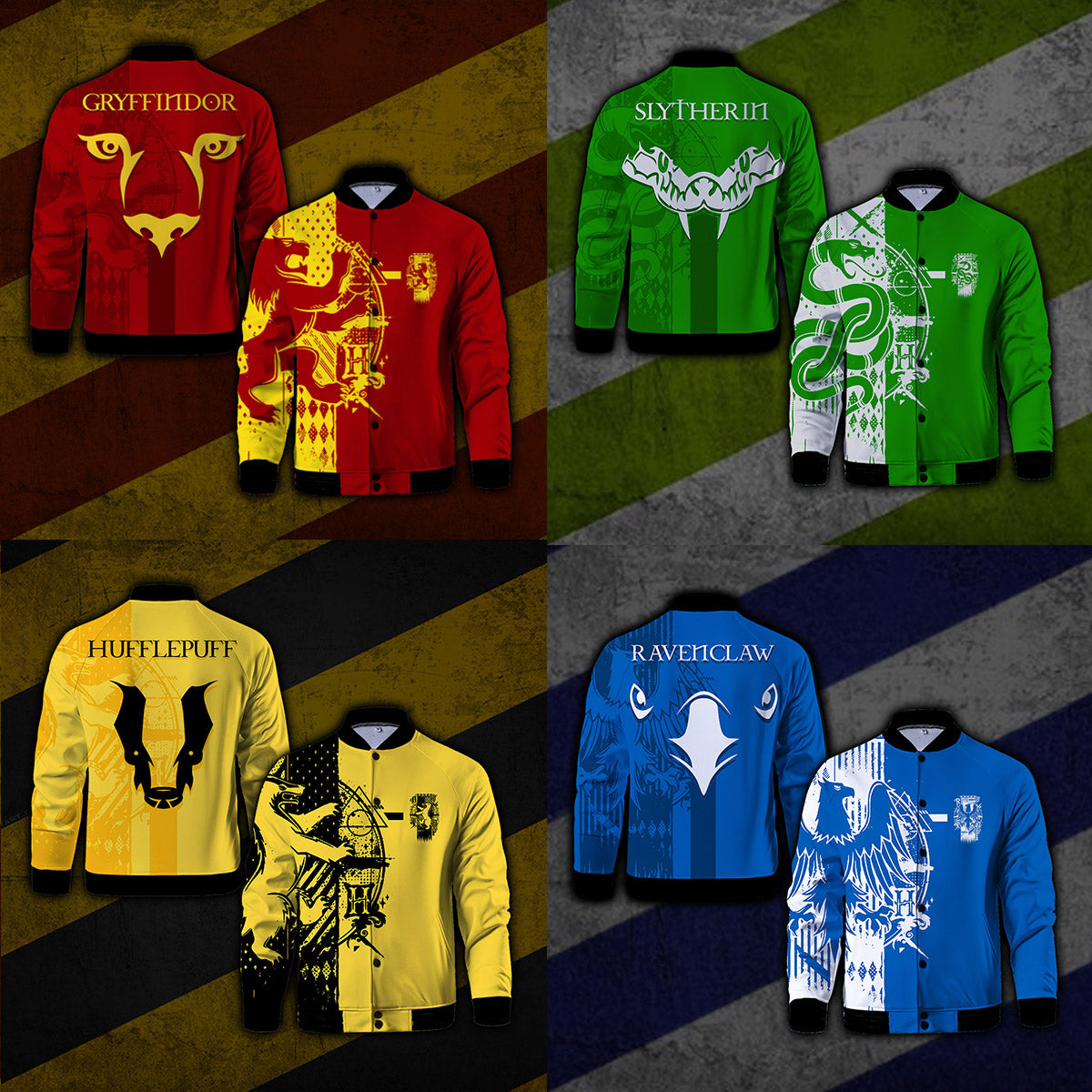 Quidditch Ravenclaw Harry Potter Baseball Jacket