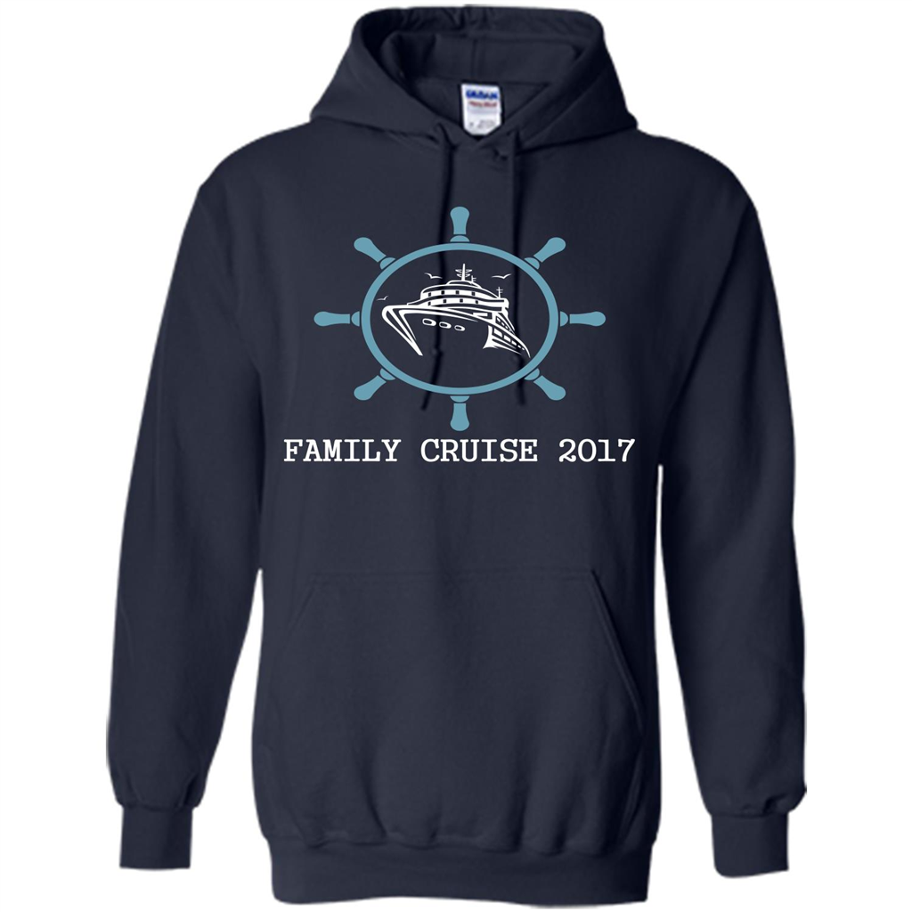 Family T-shirt Family Cruise 2017 Navy