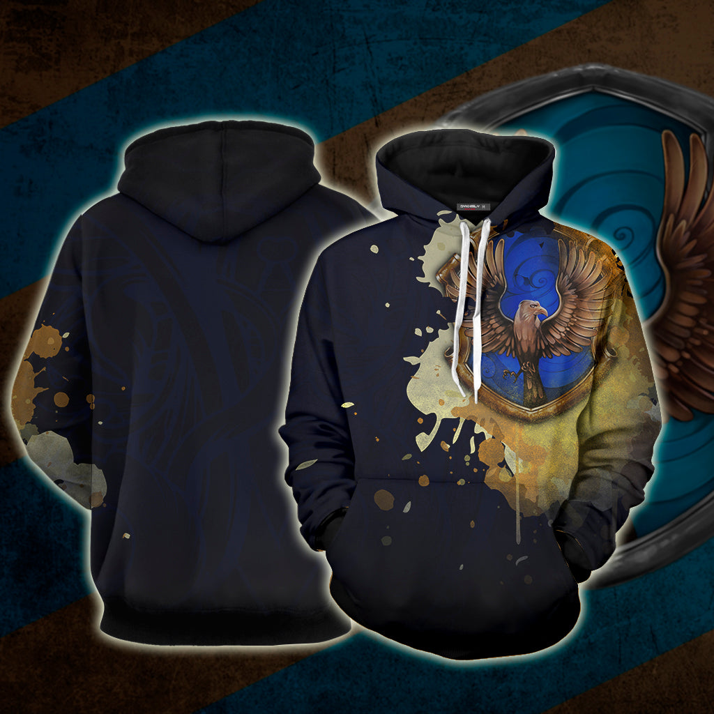 The Ravenclaw Eagle Hogwarts Harry Potter 3D Hoodie