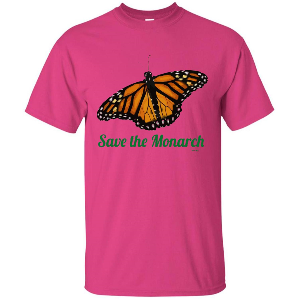 Save the Monarch Butterfly T-shirt Heliconia