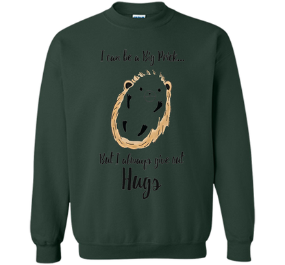 Hedgehog Hugs T-Shirt cool shirt Forest Green