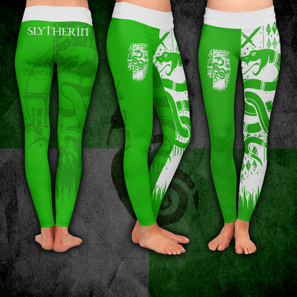 Quidditch Slytherin Harry Potter 3D Leggings