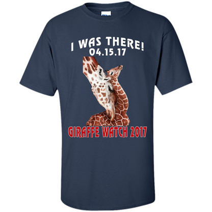 Giraffe T-Shirt I Was There 04.15.17 Navy