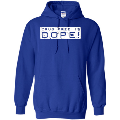 Drug Free Is Dope T-shirt Royal