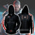 Mass Effect N7 Armor Cosplay Zip Up Hoodie Jacket XS  
