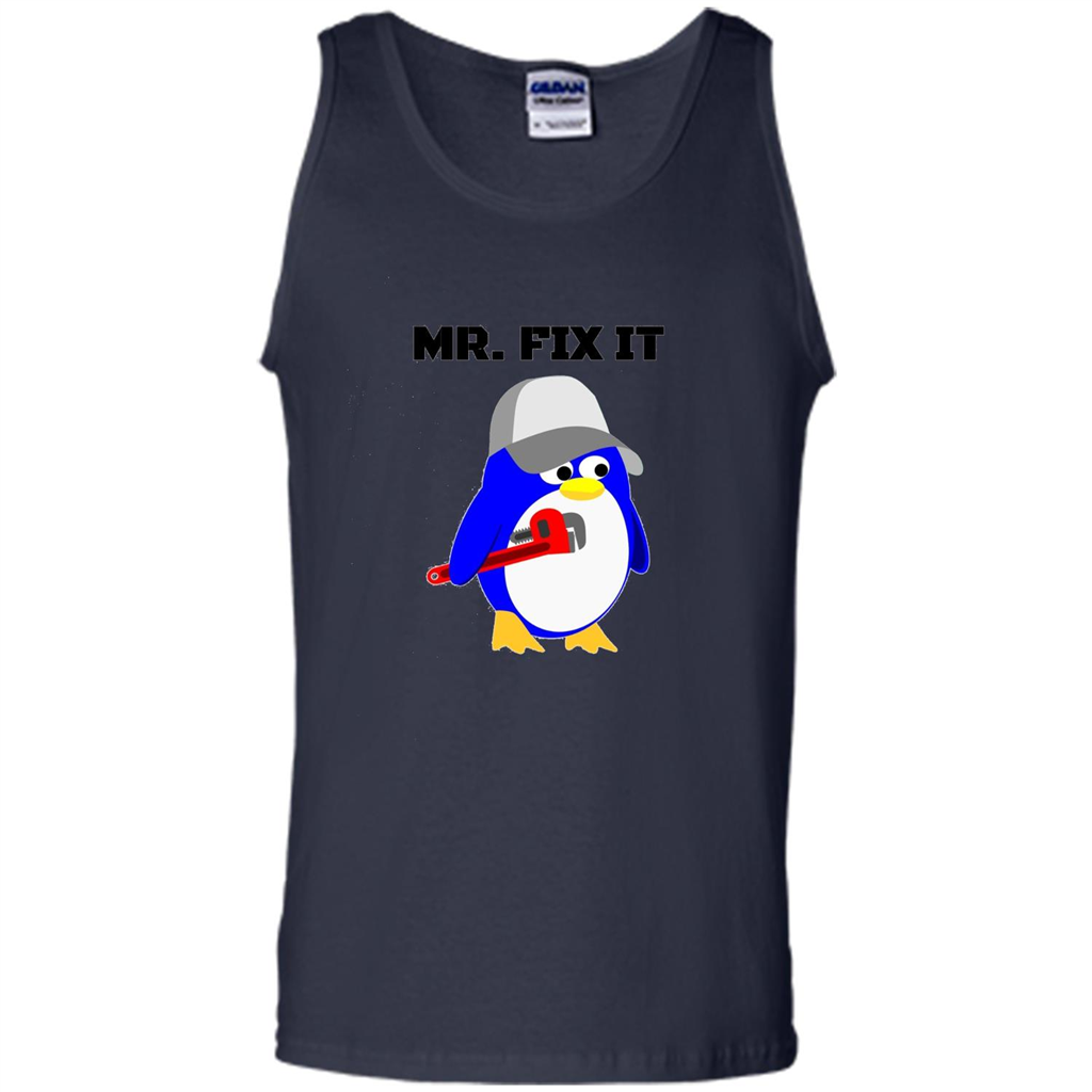 Mr. Fix it Penguin T-shirt Navy