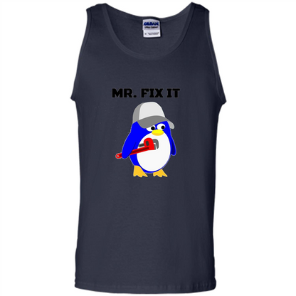 Mr. Fix it Penguin T-shirt Navy