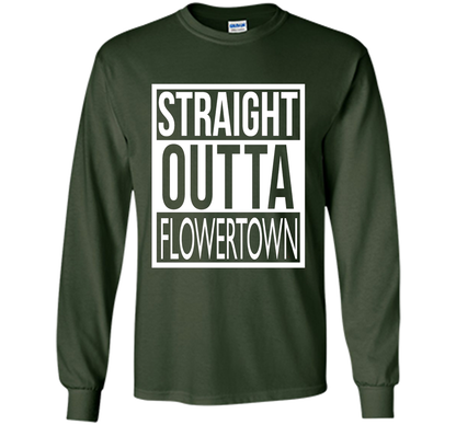 Straight Outta Flowertown (Summerville) Unisex Tee t-shirt Forest Green