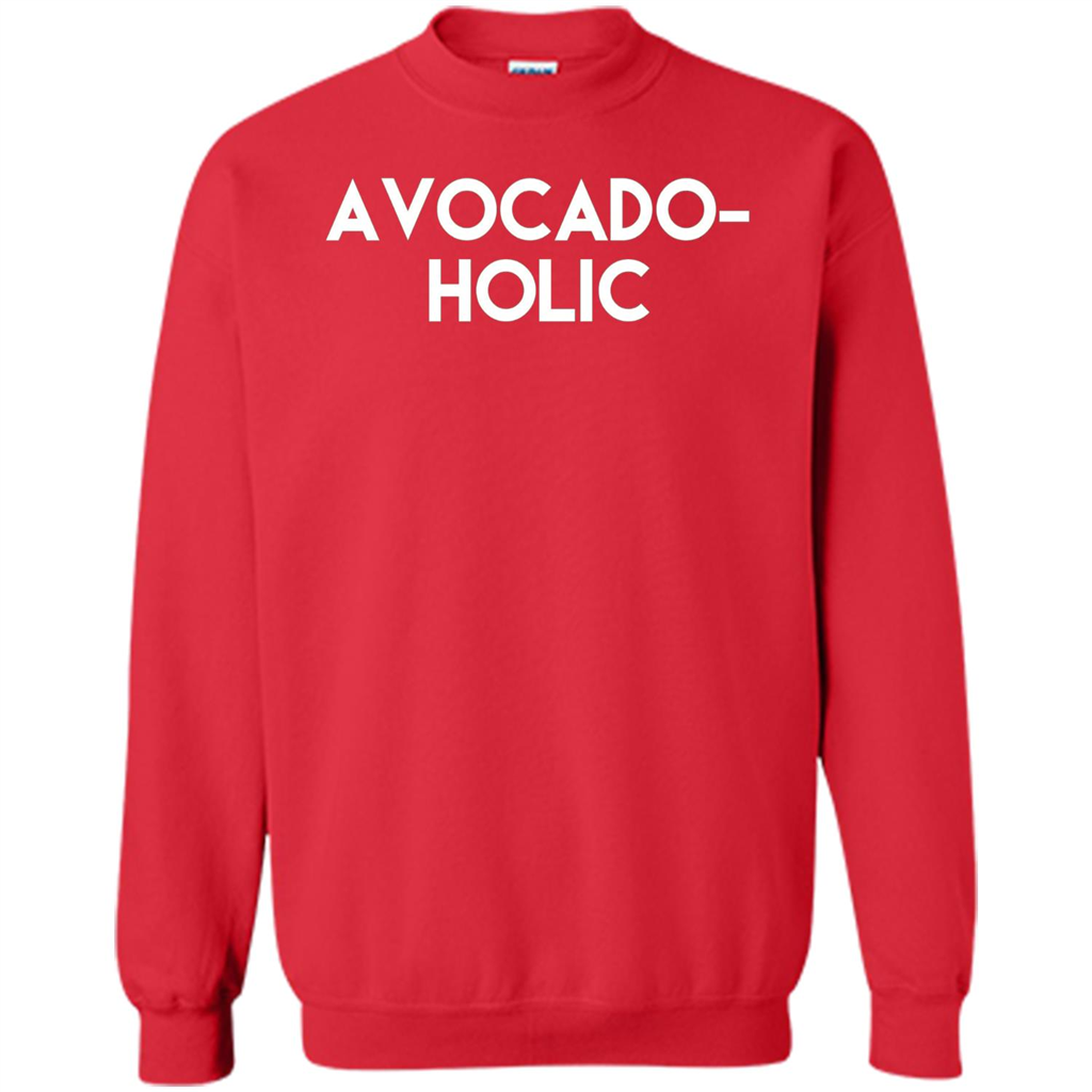 Avocado-Holic Avocado Funny Humorous Trending T-shirt Red