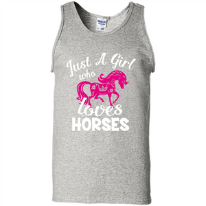 Horse Lover T-shirt Just A Girl Who Loves Horses