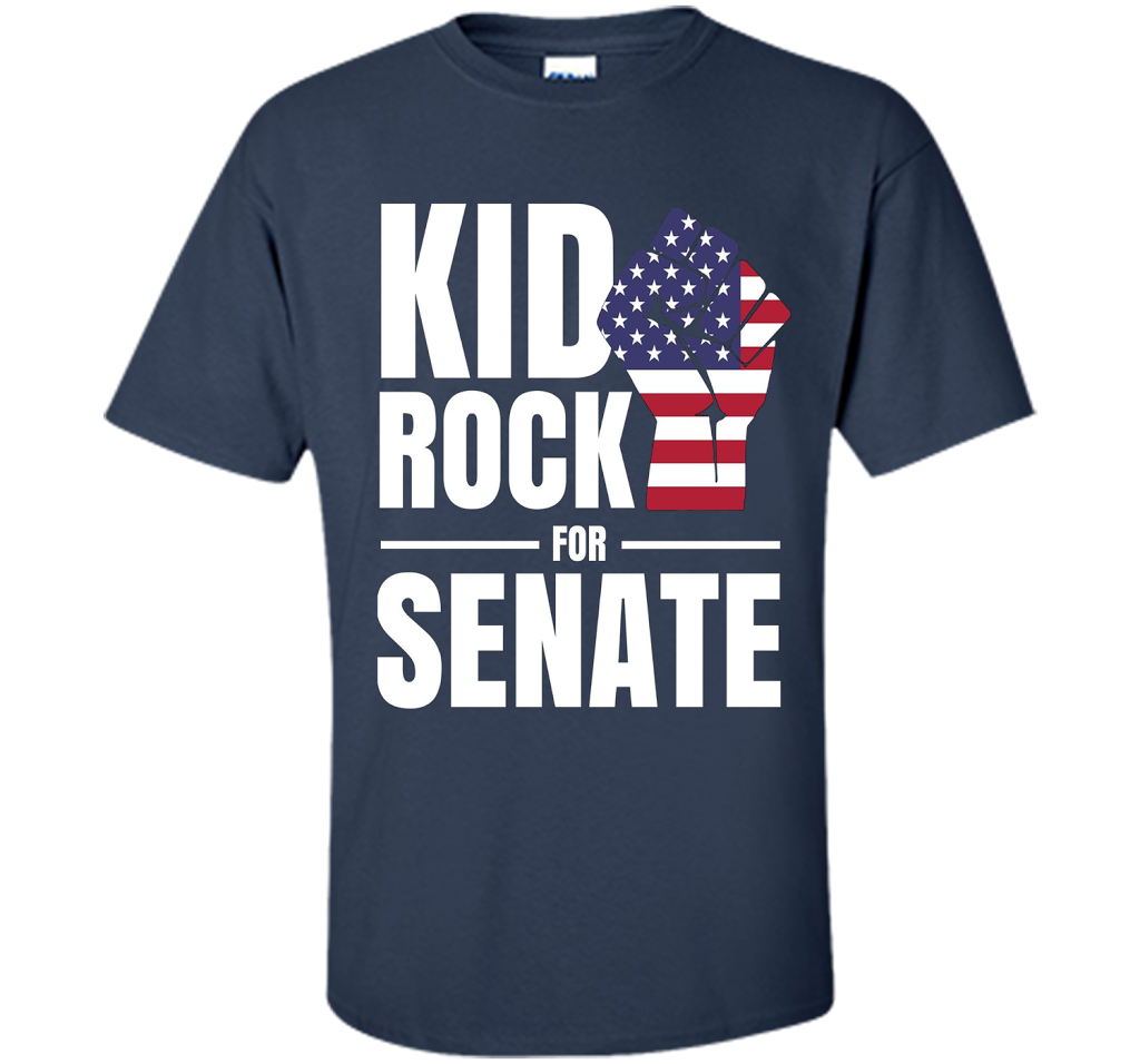Campaign T-shirt Kid Rock For Senate T-shirt Navy