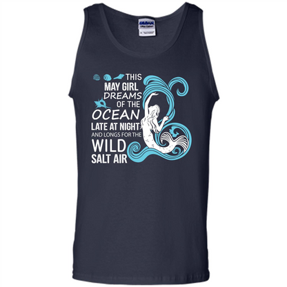 This May Girl Dreams Of The Ocean Late At Night T-shirt Navy