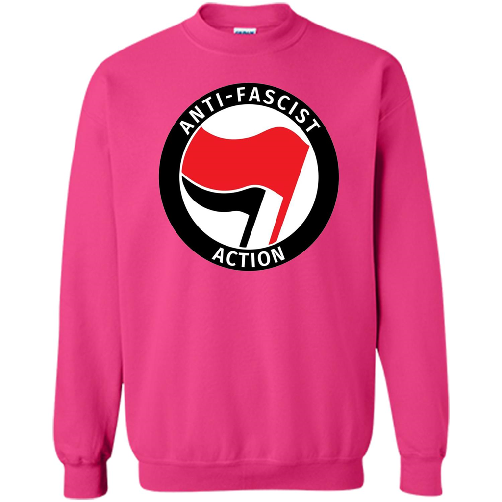 Anti - Fascist Action T-shirt Heliconia