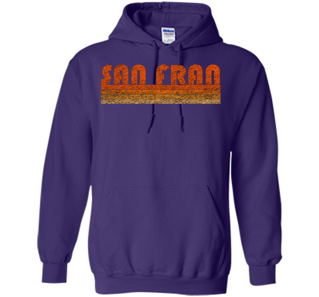 Vintage Retro San Francisco T-Shirt cool shirt Purple