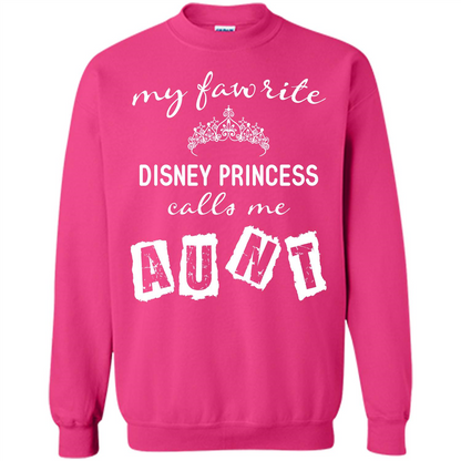 Disney Aunt T-shirt My Favorite Disney Princess Calls Me Aunt Heliconia