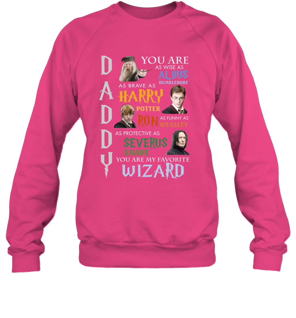 Daddy - You Are My Favorite Wizard Harry Potter Sweatshirt Sweatshirt Heliconia